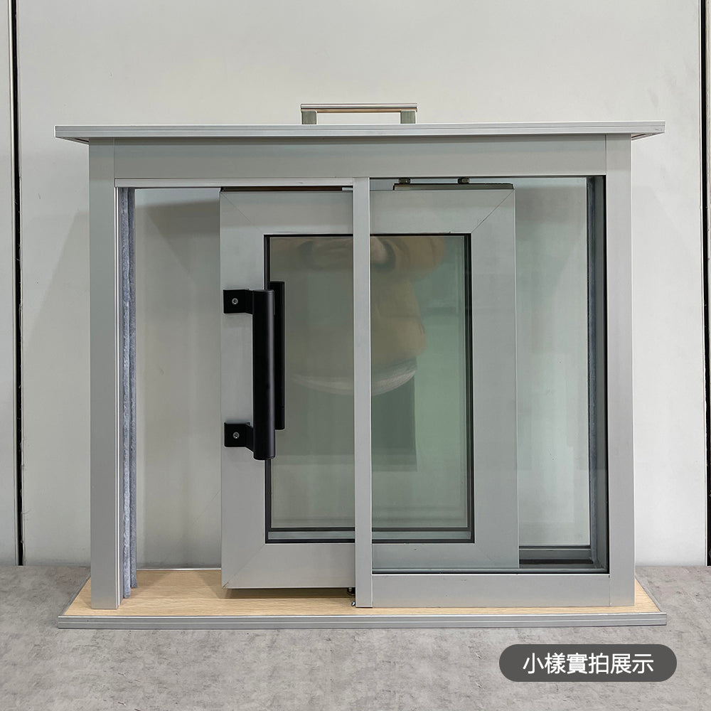 Aluminium Pocket Sliding Doors For Office Partition 暗藏推拉門 鋁合金框 雙層玻璃門 鋁木門 配套辦公室間房 包鎖具