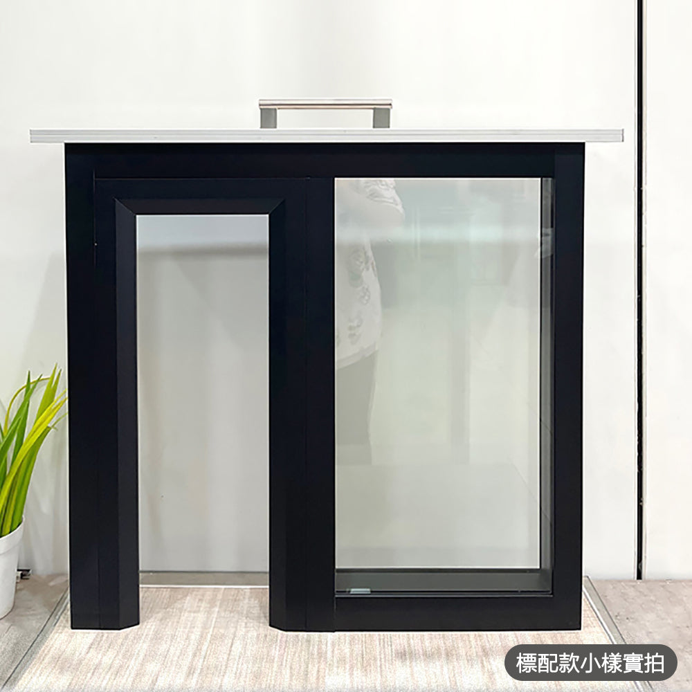 Office Aluminium Double-Glass Partition Wall 80款雙玻璃款 60款雙玻璃 百葉簾 辦公室間房 間墻 隔斷 鋁合金玻璃屏風