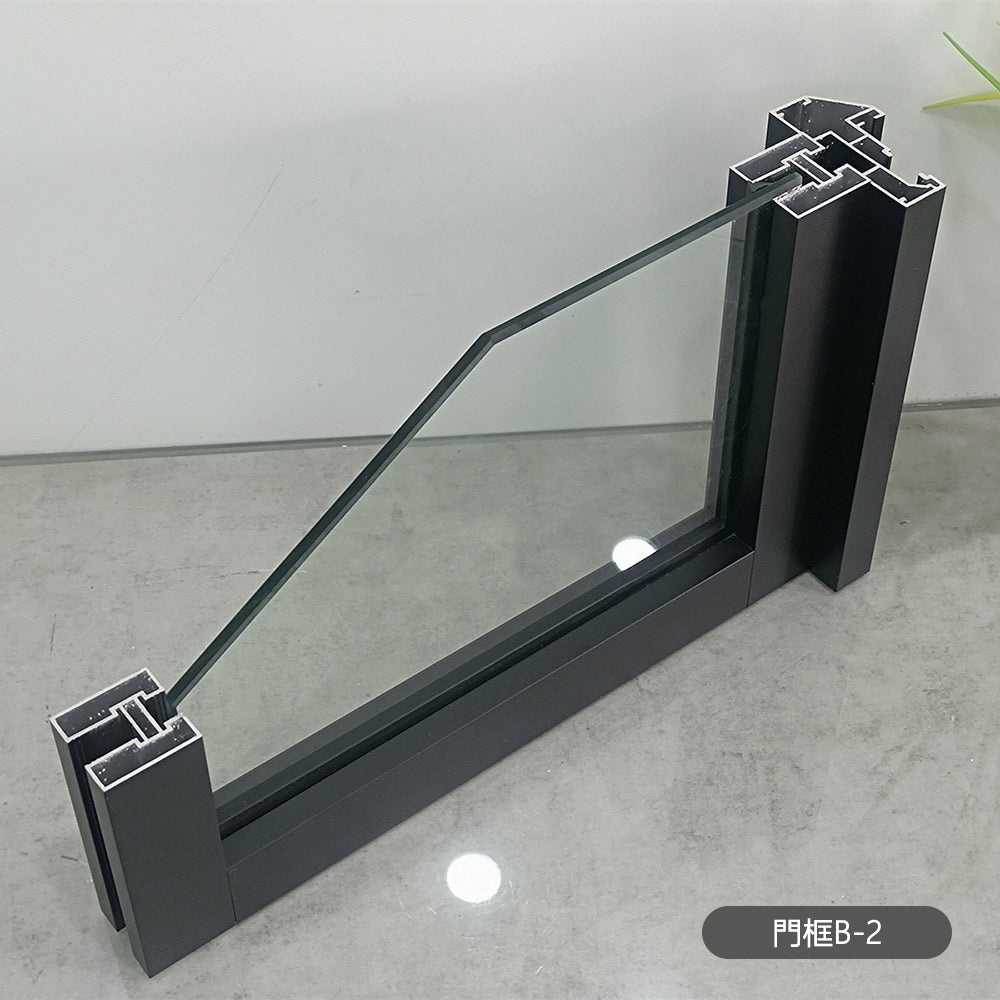 Office Aluminium Glass Wall Partitions 40mm 快裝款  辦公室間房 間墻 隔斷 鋁合金玻璃屏風 全景單玻款