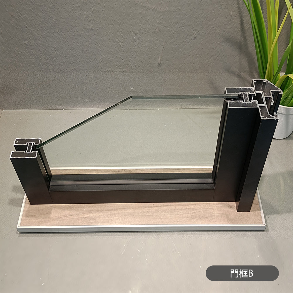 Office Aluminium Glass Wall Partitions 40mm 快裝款  辦公室間房 間墻 隔斷 鋁合金玻璃屏風 全景單玻款